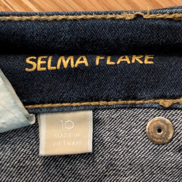 Michael Kors Selma Flare Jeans, size 10, color dark blue - Picture 12 of 16